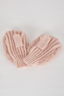 DEFACTO Girl's Faux Für Detailed Gloves