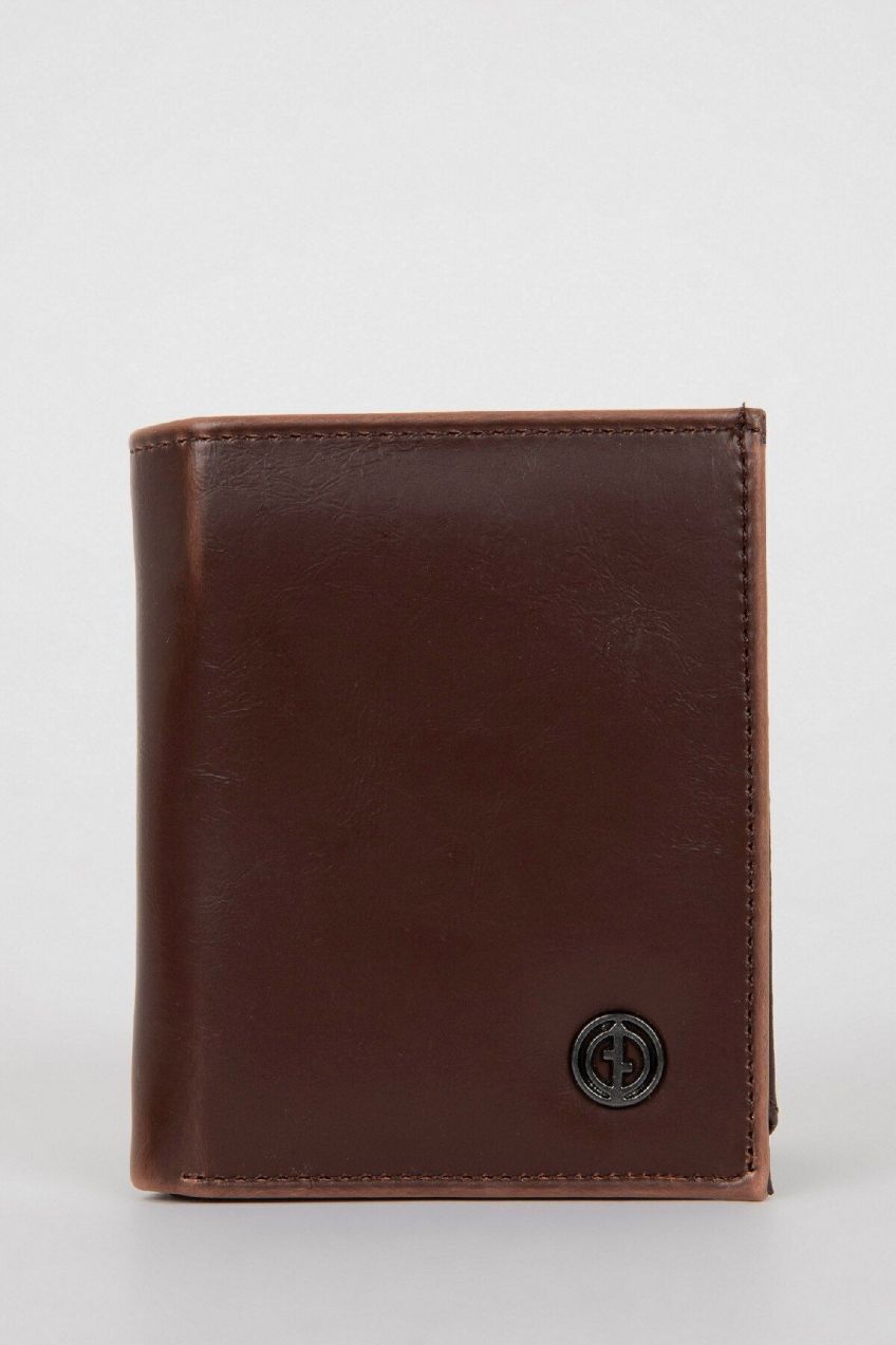 DEFACTO Men's Faux Leather Wallet D6889AXNS