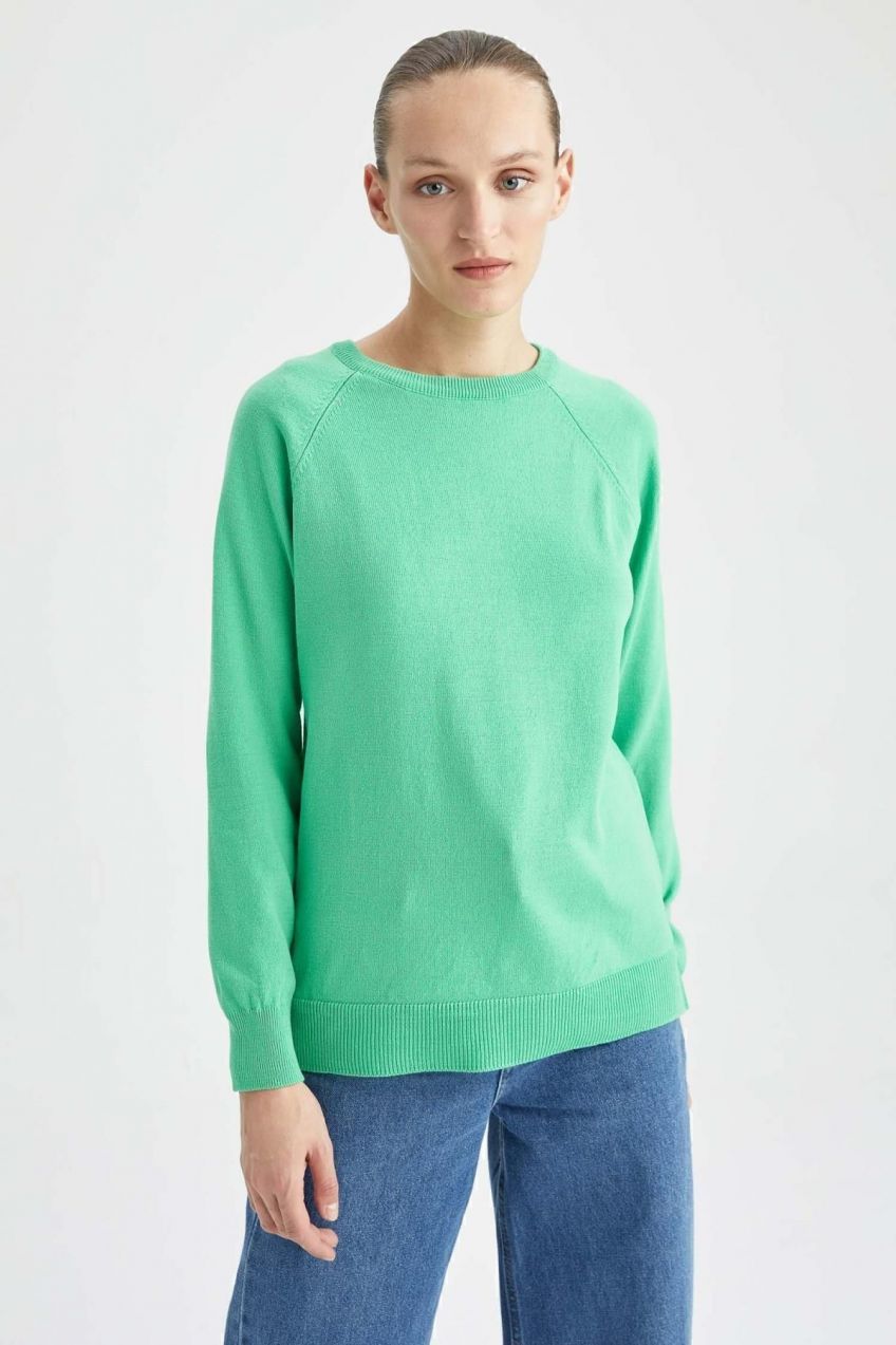 DEFACTO Relax Fit Crew Neck Sweater I6913az22wn