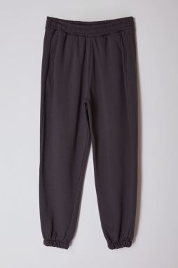 Trendyol Curve Anthracite High Waist Elastic Leg Knitted Jogger Sweatpants