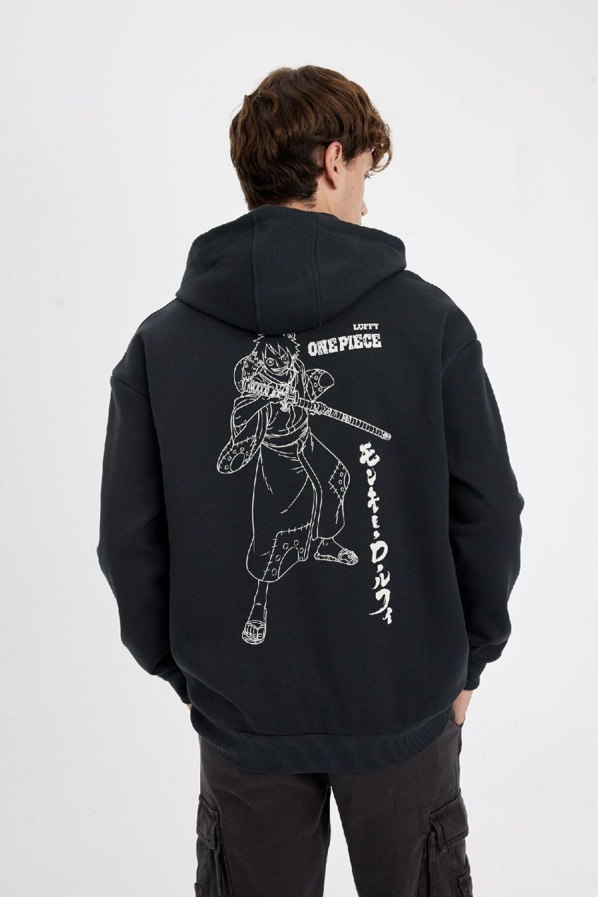 DEFACTO One Piece Boxy Fit Hooded Sweatshirt