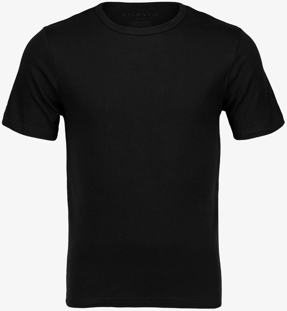 Men's short-sleeved T-shirt ATLANTIC - black