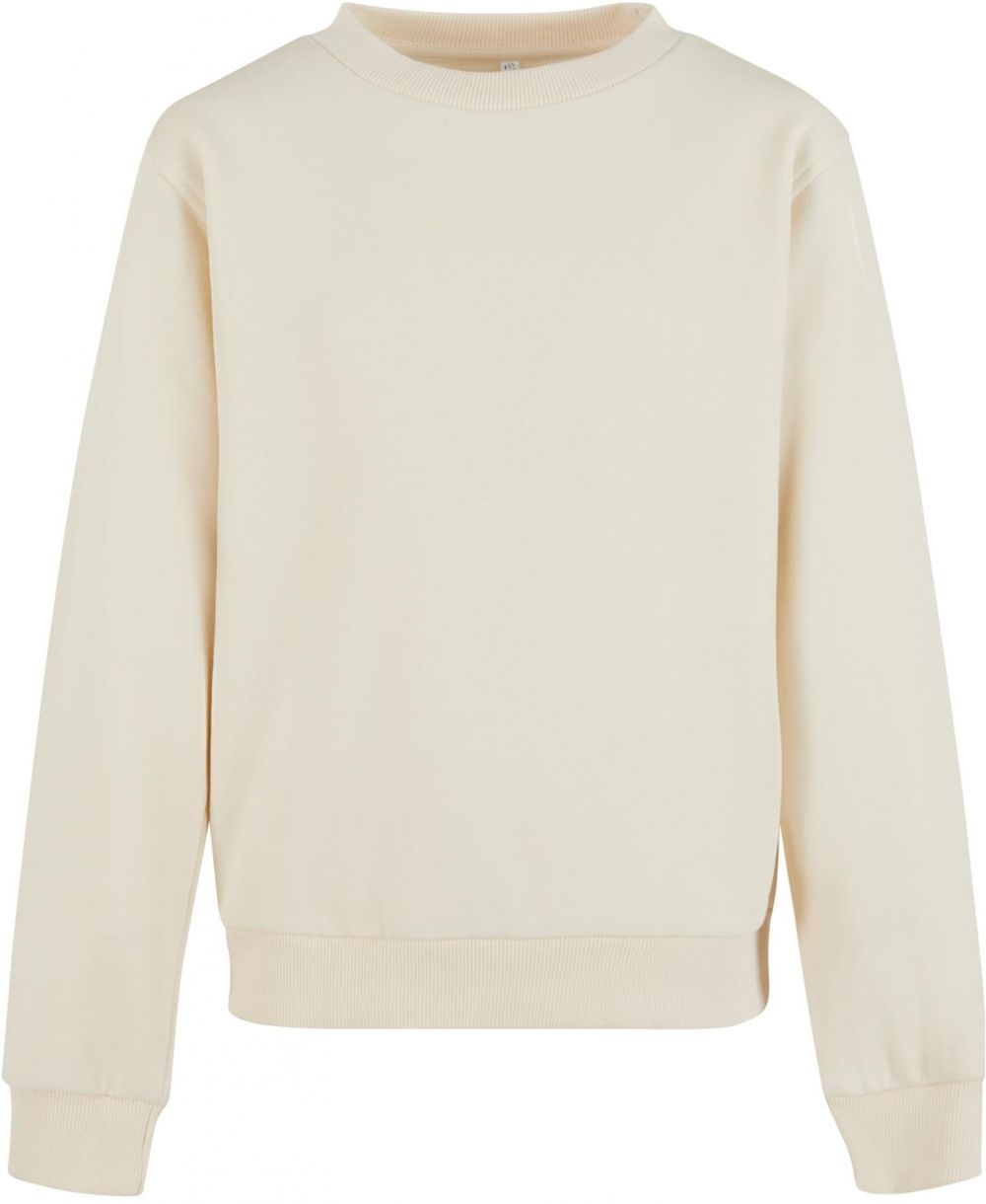 Girls' sweatshirt Light Terry Crewneck sand