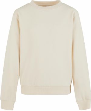 Girls' sweatshirt Light Terry Crewneck sand