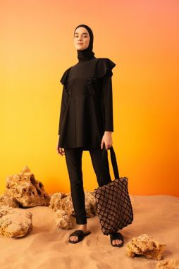 DEFACTO Regular Fit 4-Piece Burkini Hijab Swimsuit Set
