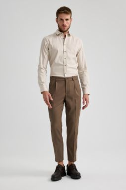 DEFACTO Crop Straight Leg Trousers