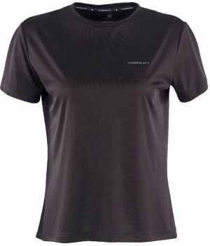 Lumberjack CT123 BASIC PES C NECK T- BLACK Woman Sleeve T-Sh