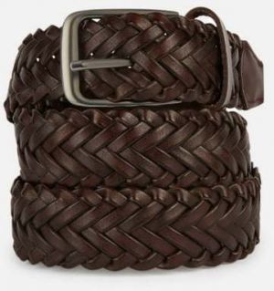 GEOX Dark brown men's belt Belt - Men's