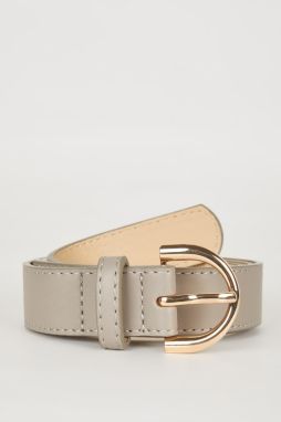 DEFACTO Women's Faux Leather Classic Belt