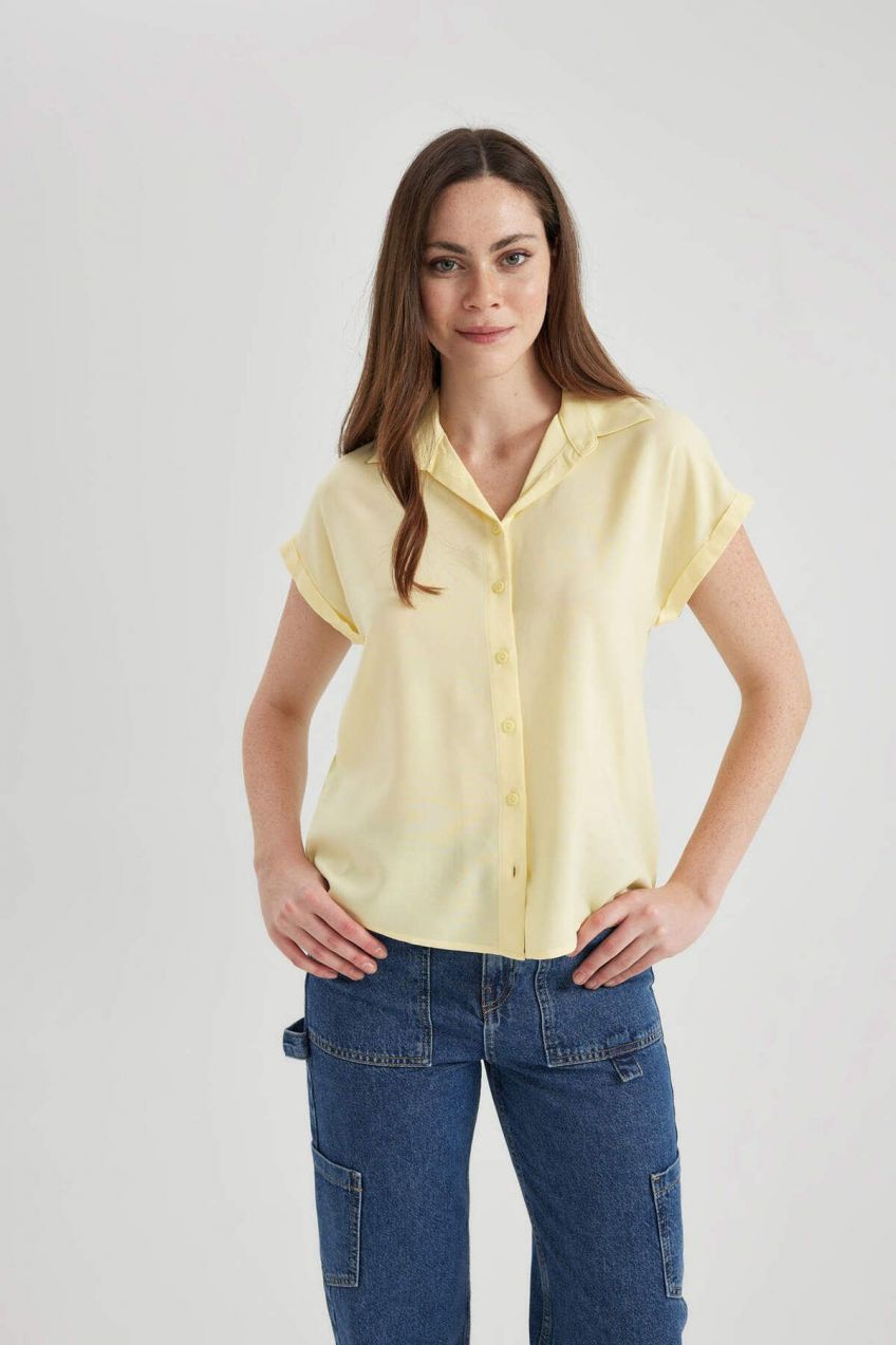 DEFACTO Regular Fit Short Sleeve Shirt