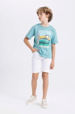 DEFACTO Boy's White Jean Shorts