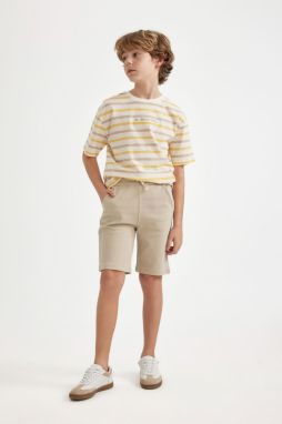 DEFACTO Boy's Basic Bermuda Shorts