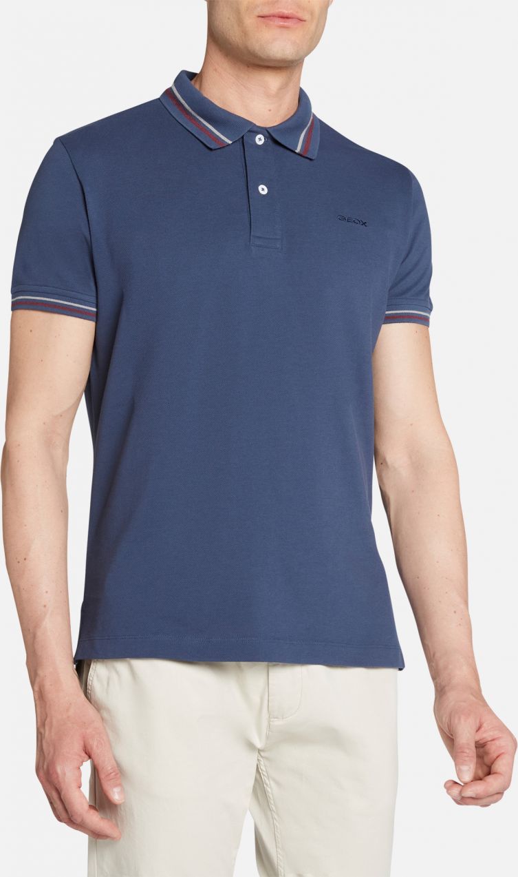 GEOX Blue men's polo shirt Polo - Men's