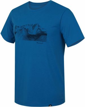 Men's short-sleeved T-shirt Hannah BITE blue jewel