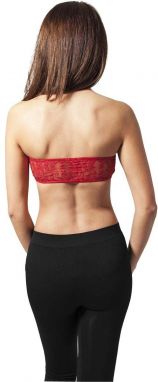 Dámsky čipkovaný červený bandeau