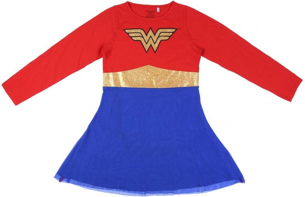 DRESS SINGLE JERSEY TUTU WONDER WOMAN