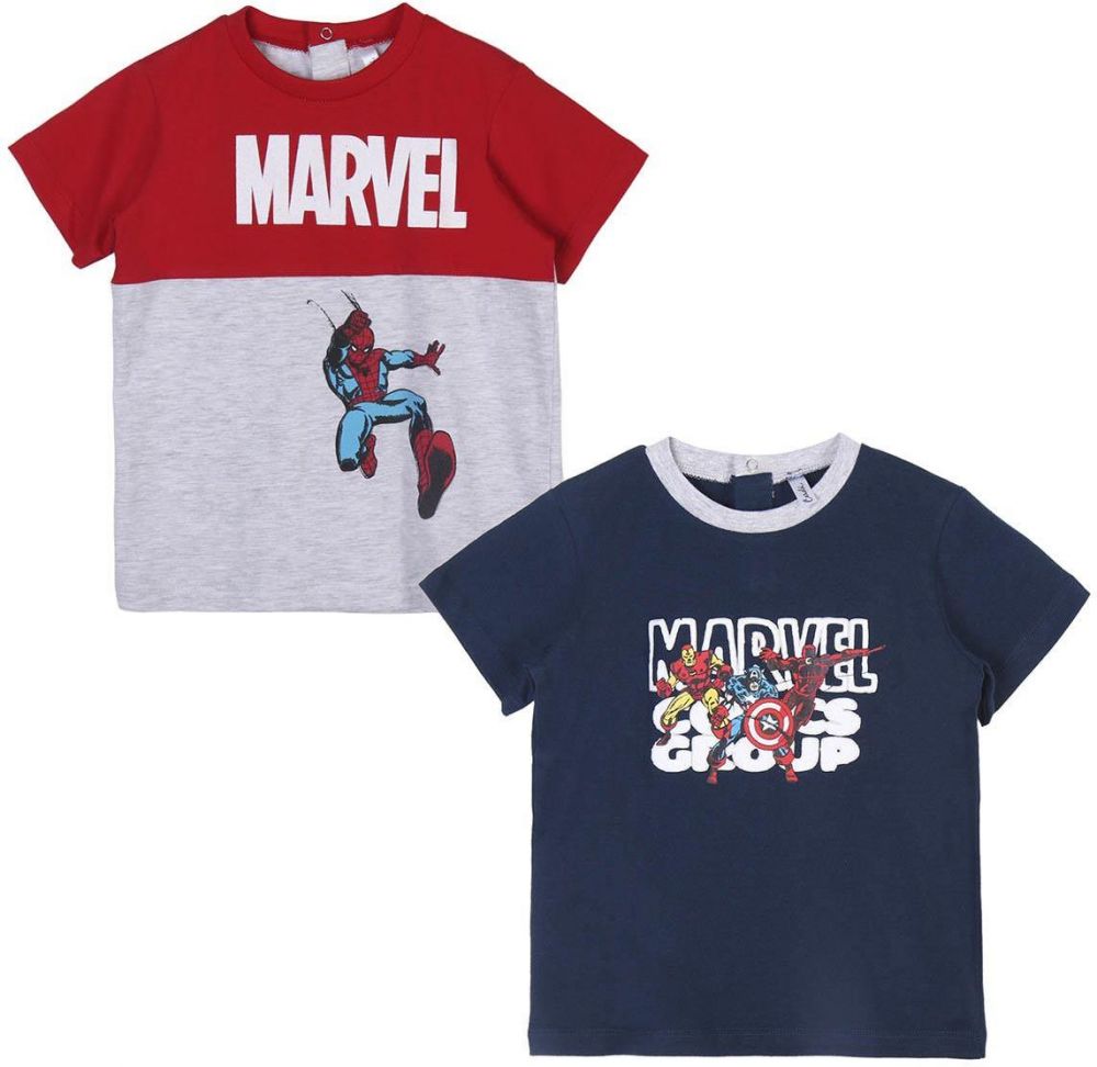 SHORT SHIRT PACK X2 MARVEL
