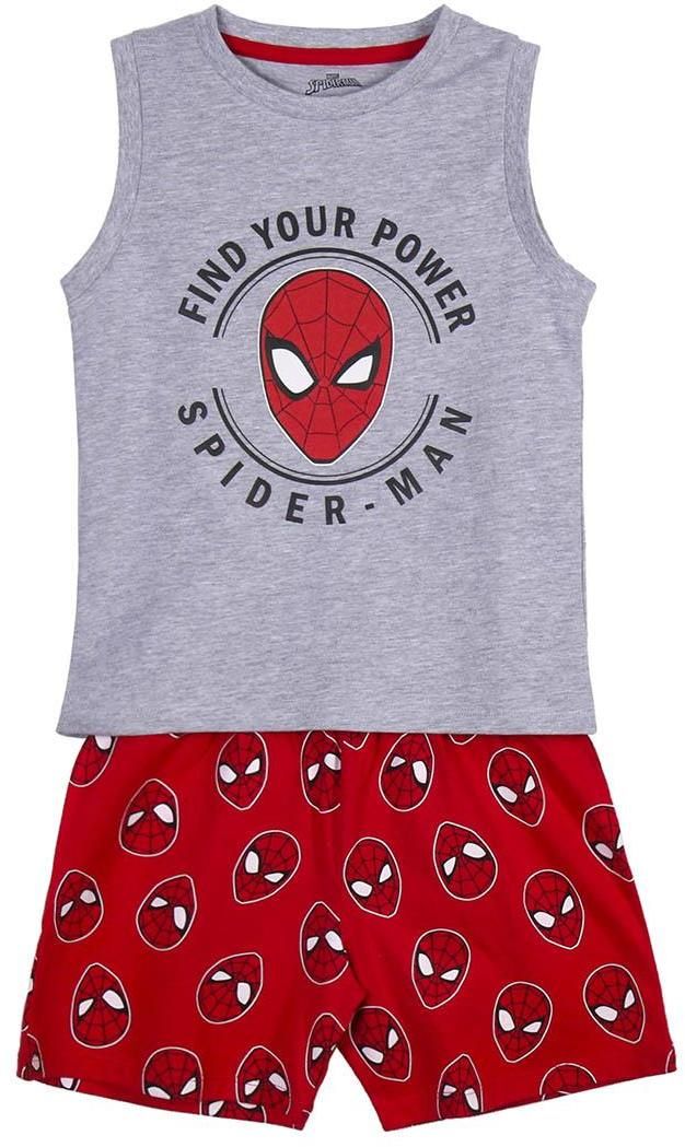 SHORT PYJAMAS SINGLE JERSEY SUSPENDERS SPIDERMAN