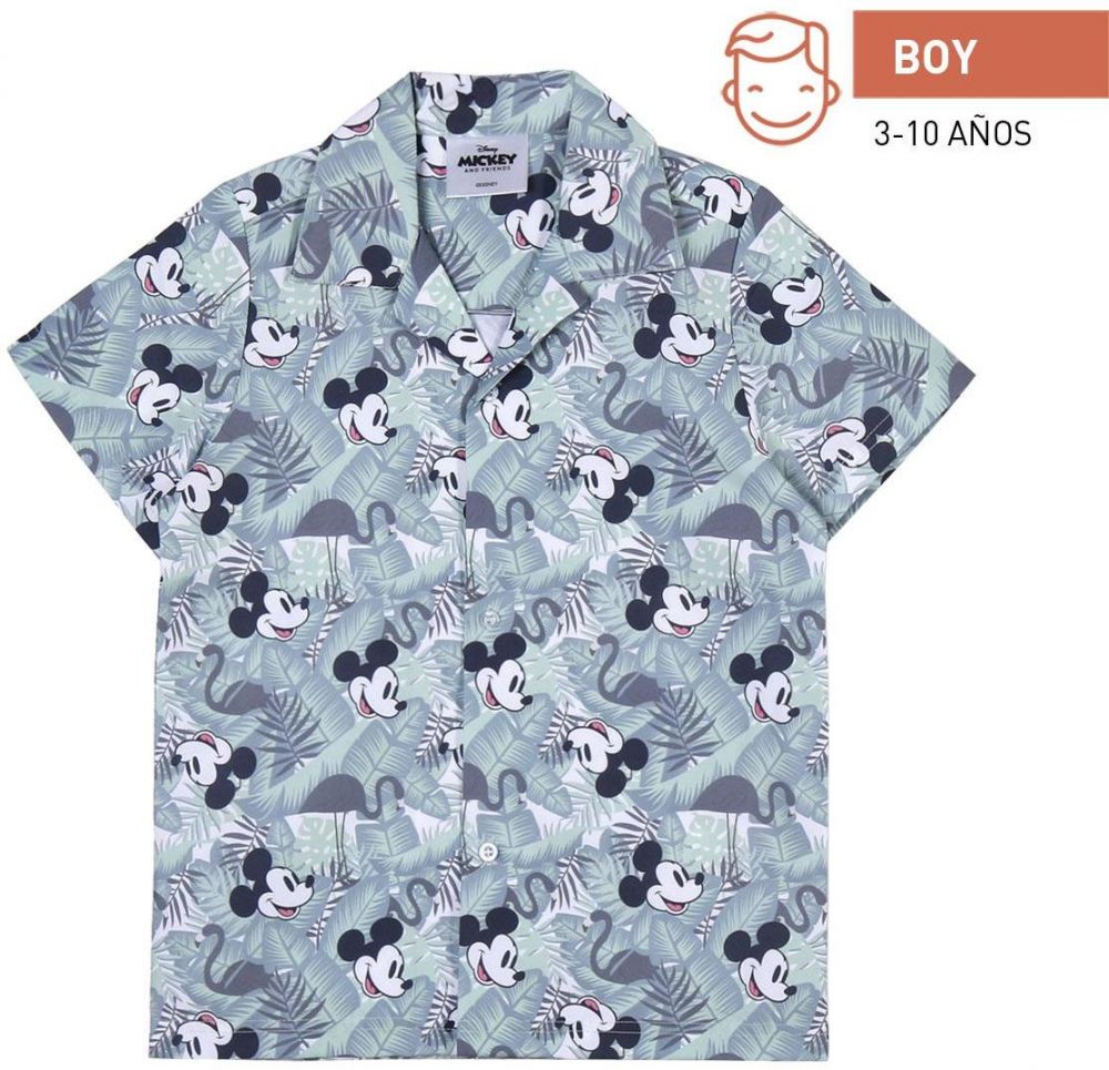 SHORT SHIRT POPELIN MICKEY