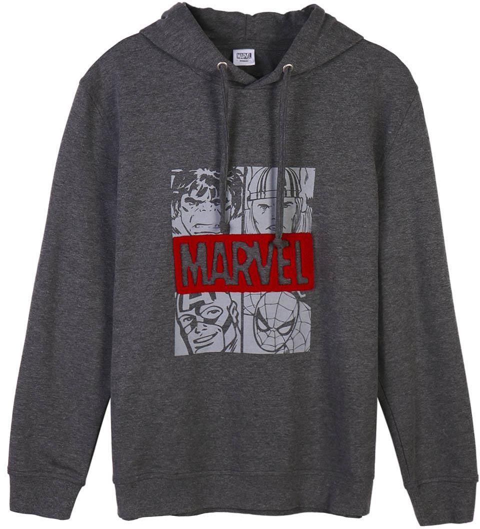 HOODIE COTTON BRUSHED MARVEL