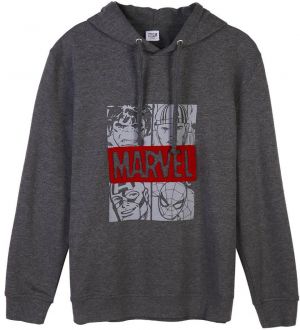 HOODIE COTTON BRUSHED MARVEL