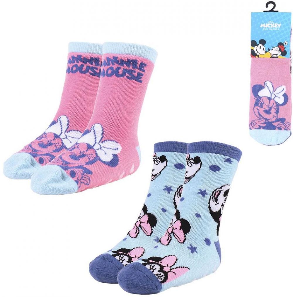 ANTI-SLIP SOCKS 2 PIECES MINNIE