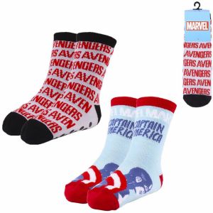 ANTI-SLIP SOCKS 2 PIECES AVENGERS