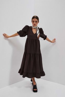 WOMEN'S DRESS L-SU-4027 D.OAK