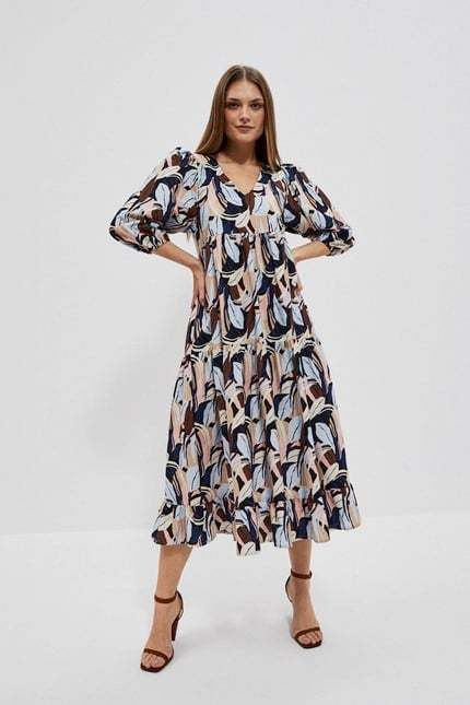WOMEN'S DRESS L-SU-4026 D.Beige