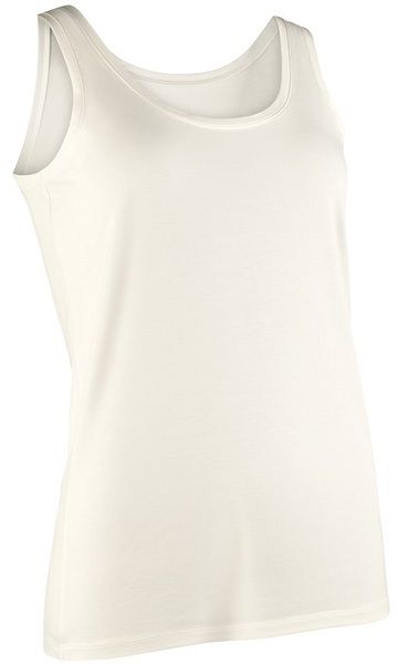 NUR DIE BAMBOO TANK TOP - Dámsky top - biela