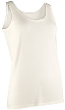 NUR DIE BAMBOO TANK TOP - Dámsky top - biela