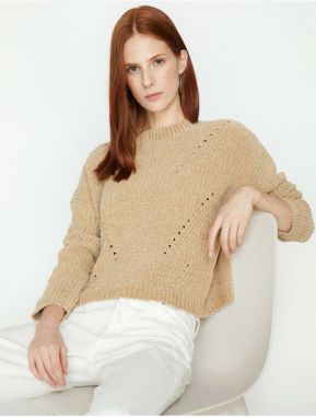 Koton Crew Neck Knitwear Sweater