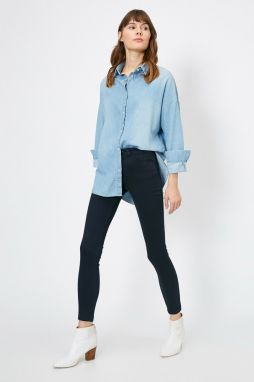 Koton Women's Blue Pants
