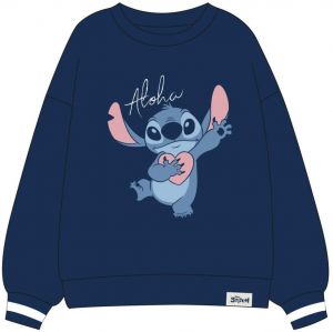 SWEATSHIRT COTTON BRUSHED STITCH