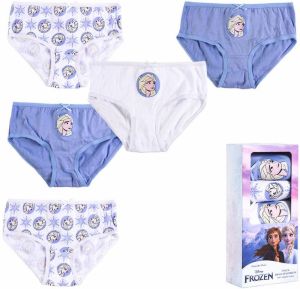 GIRLS' UNDERWEAR SET SINGLE JERSEY 5 PIECES FROZEN