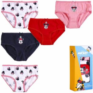GIRLS' UNDERWEAR SET SINGLE JERSEY 5 PIECES MINNIE