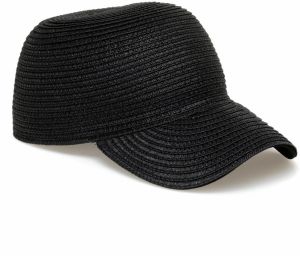 Butigo KIRA STRAW CAP-W,3FX BLACK Woman 692