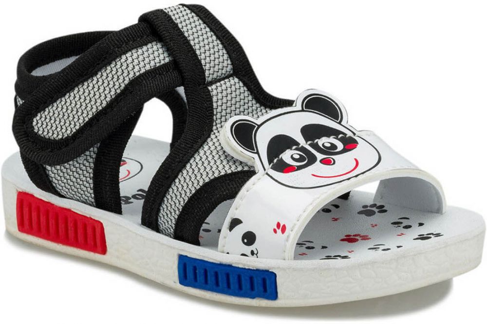 Polaris  512499.i Black First Step Boy Sandals