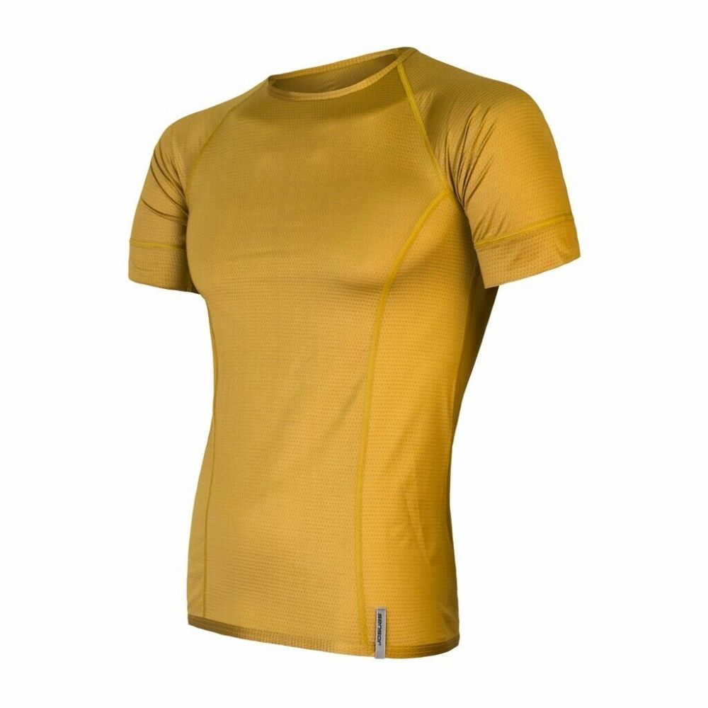 Pánské tričko Sensor  Coolmax Mesh Mustard