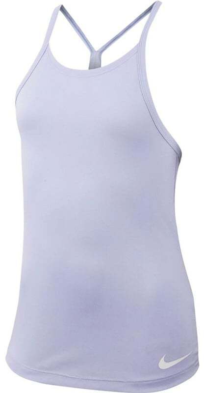 Dívčí tílko Nike Dry Elastika Tank světle fialové, M