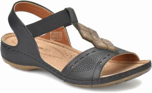 Polaris  81.157364.z Black Woman Filled Sandals