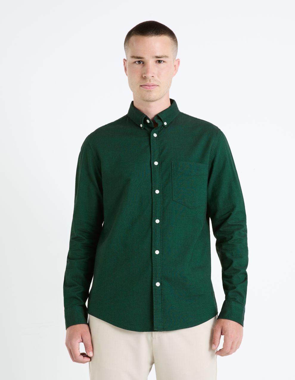 Celio košeľa oxford regular Daxford - Muži