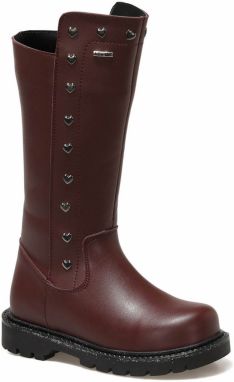 KINETIX  Wooster Claret Red Child Girl Basic Casual Boots