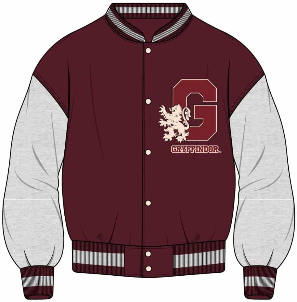 ZIP-UP SWEATSHIRT COTTON BRUSHED HARRY POTTER GRYFFINDOR