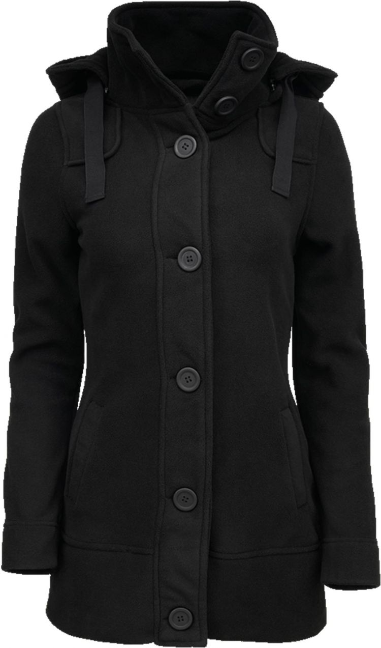 Women's Square Fleece Jacket Black