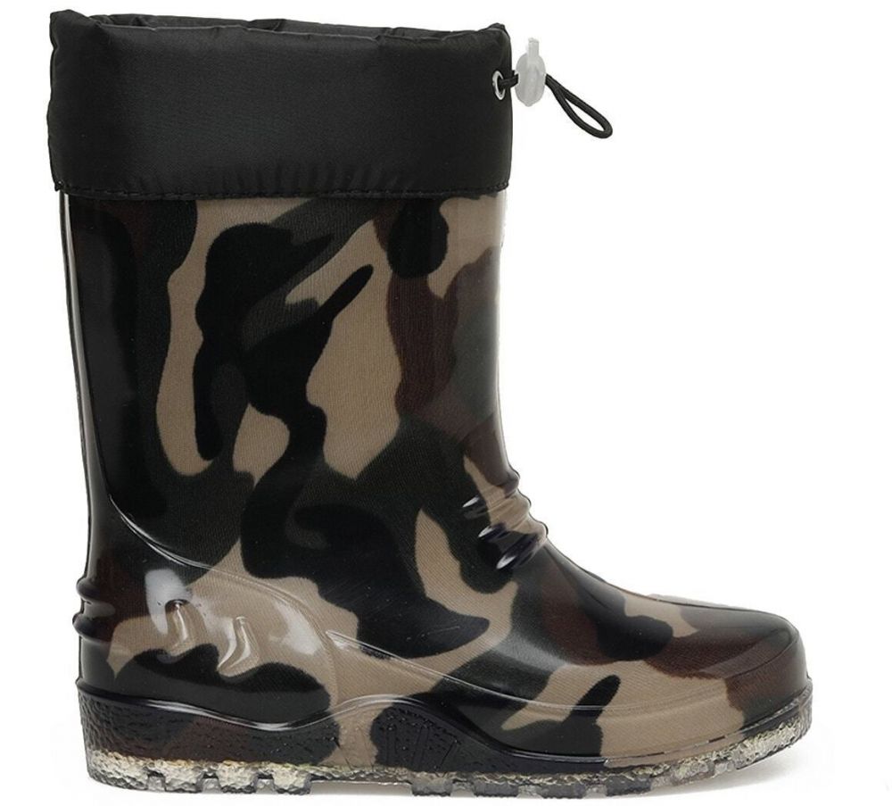 YELLOW KIDS RAINY 3PR KHAKI Boy Rain Boots