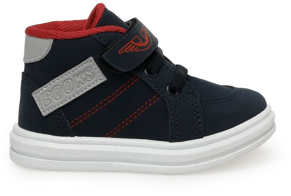 YELLOW KIDS BOOKS 3PR NAVY BLUE Boy Sneaker Hi