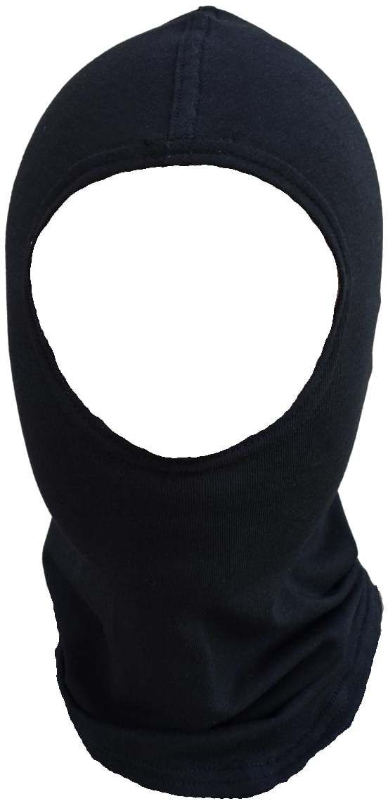 Children's bamboo balaclava - black