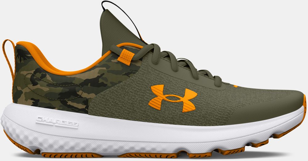 Kaki športové tenisky Under Armour UA BGS Revitalize Camo