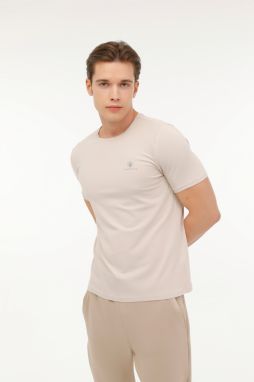 Lumberjack M-CT110 BSC C NK T-SH 4FX BEIGE Man 054